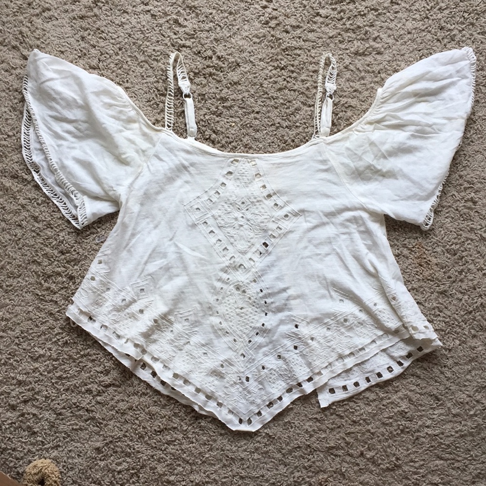 FREE PEOPLE off white shirt